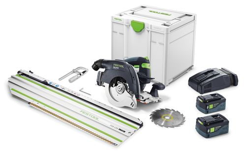 Festool accu-handcirkel hkc 55 5,0ebi-set-fsk420