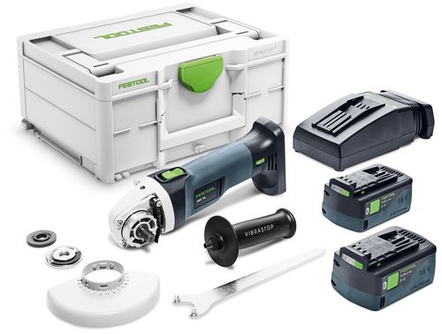 Festool haakse accuslij agc18-125 5,0ebi-plus