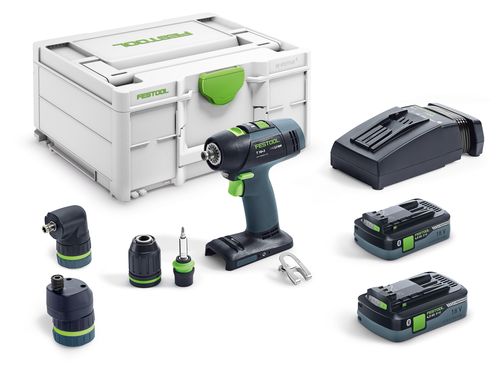 Festool accuschroefboor t18+3 hpc4,0 i-set